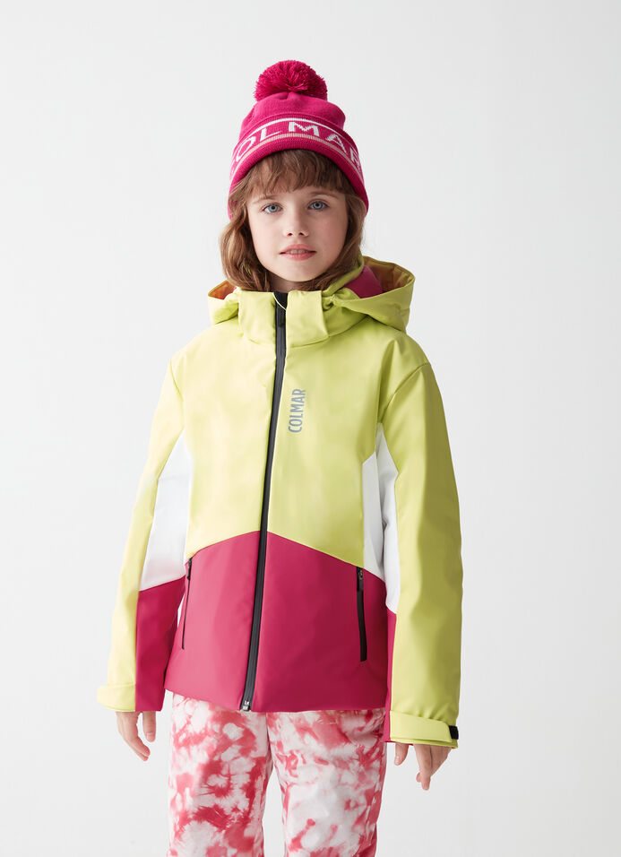 Girls’ colourblock ski jacket image number 1