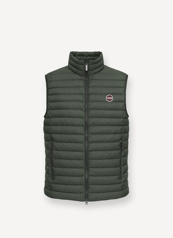 Quilted down gilet