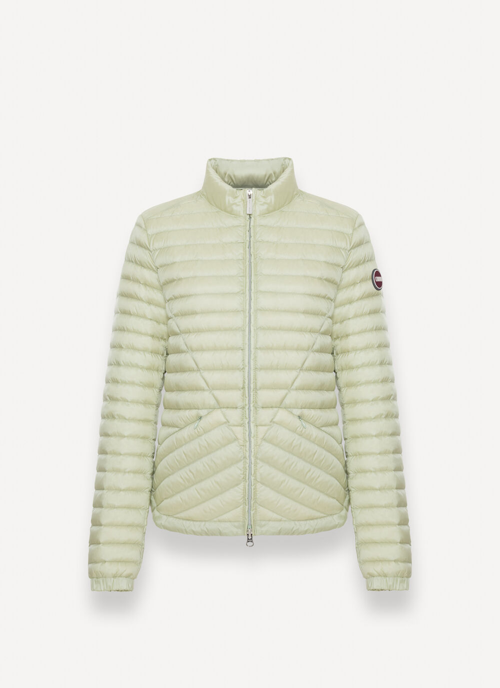 Light down jacket with flared hem image number 4