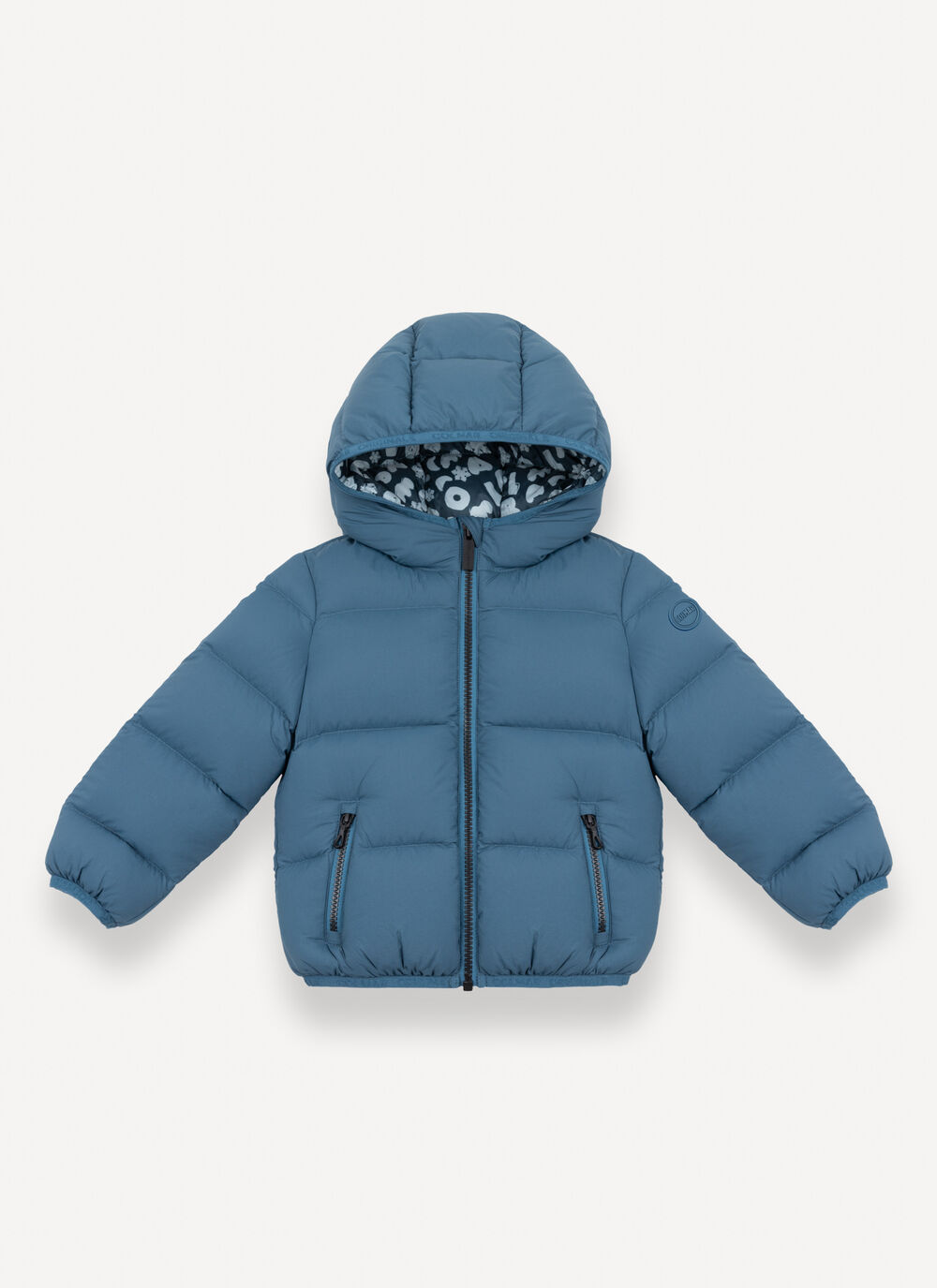 6 - 36 months baby boy lettering down jacket image number 0