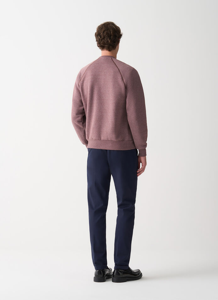 Melange crew-neck sweatshirt image number 2