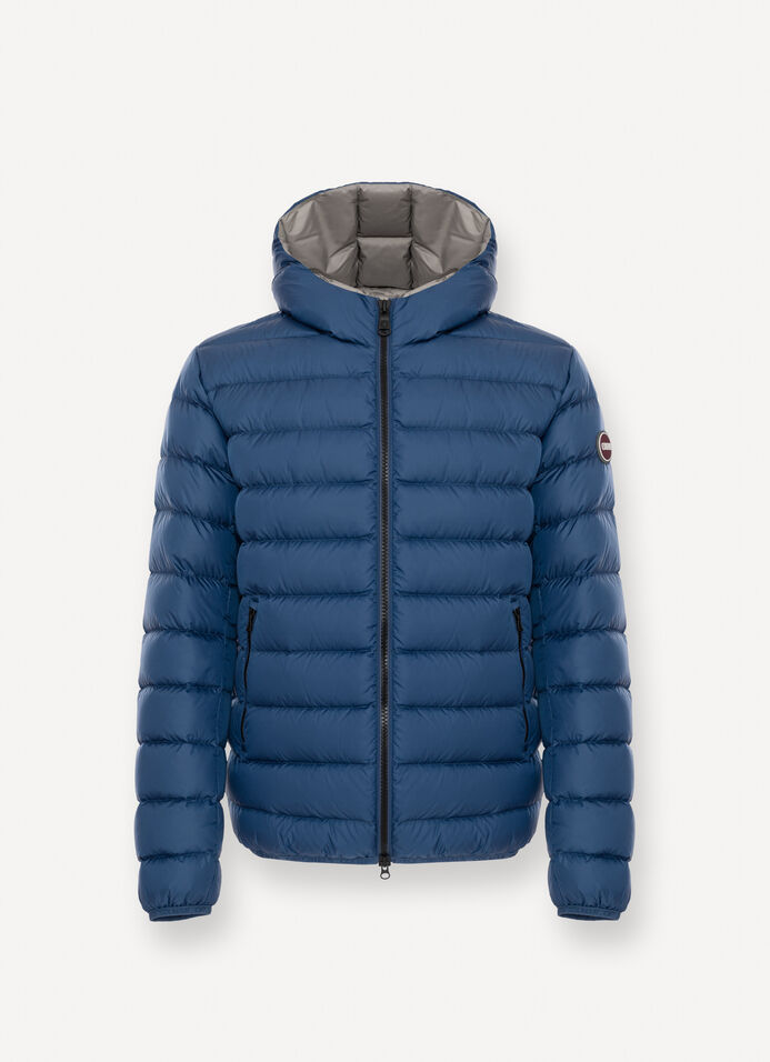 Sporty down jacket with fixed hood image number 4