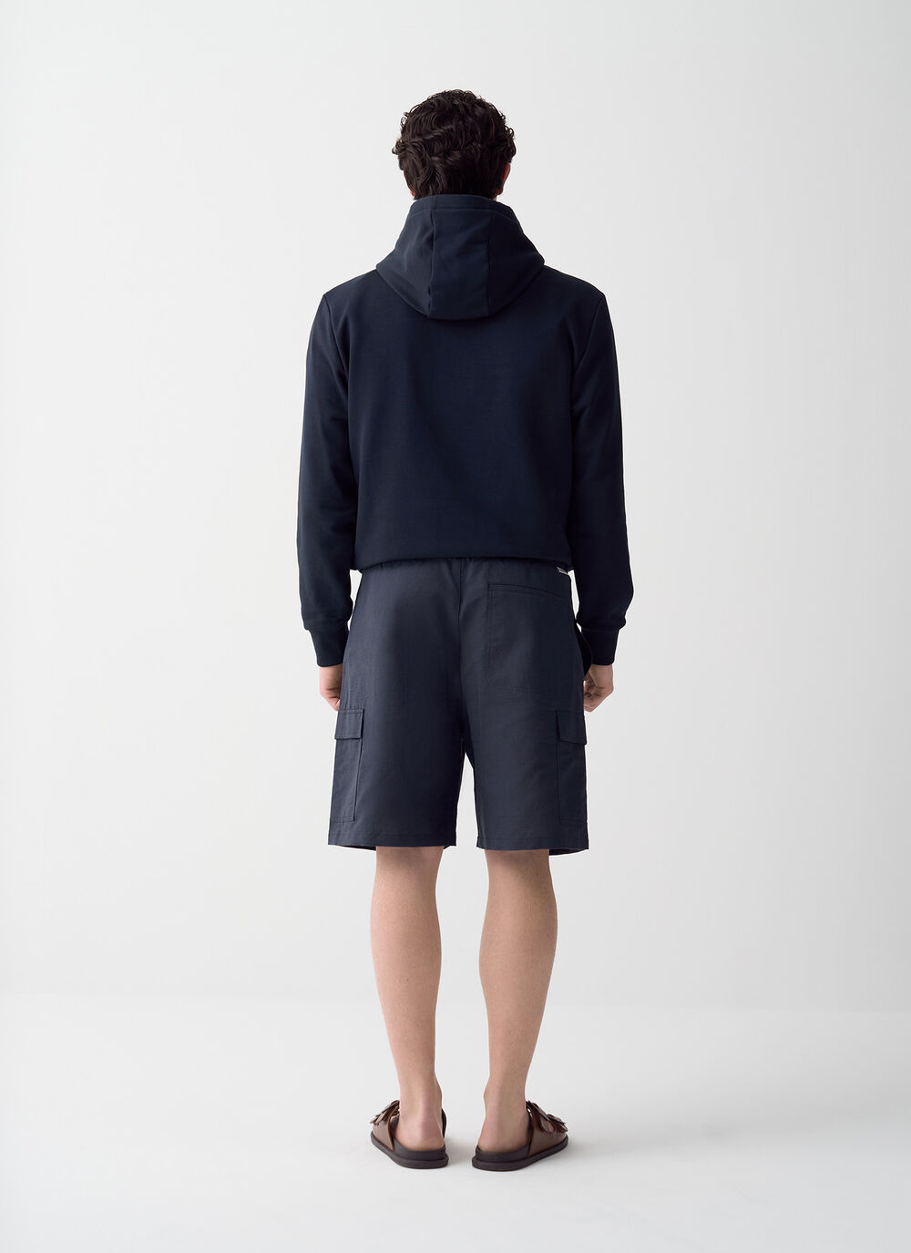 Linen safari shorts image number 3