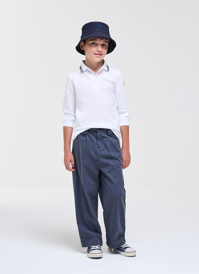 Tricolor Piqu&eacute; Polo Shirt