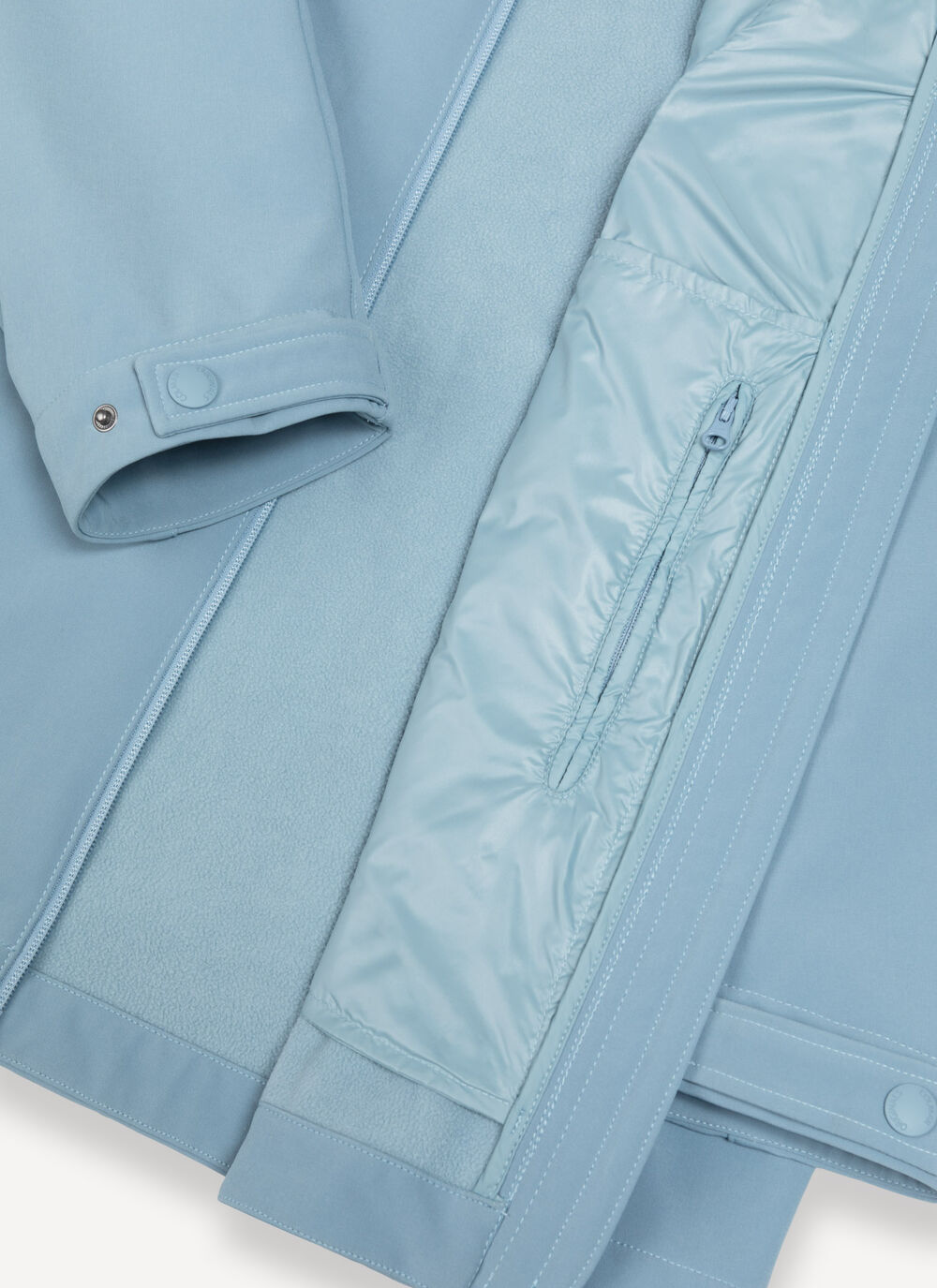 Long waterproof autumn-weight softshell jacket image number 6