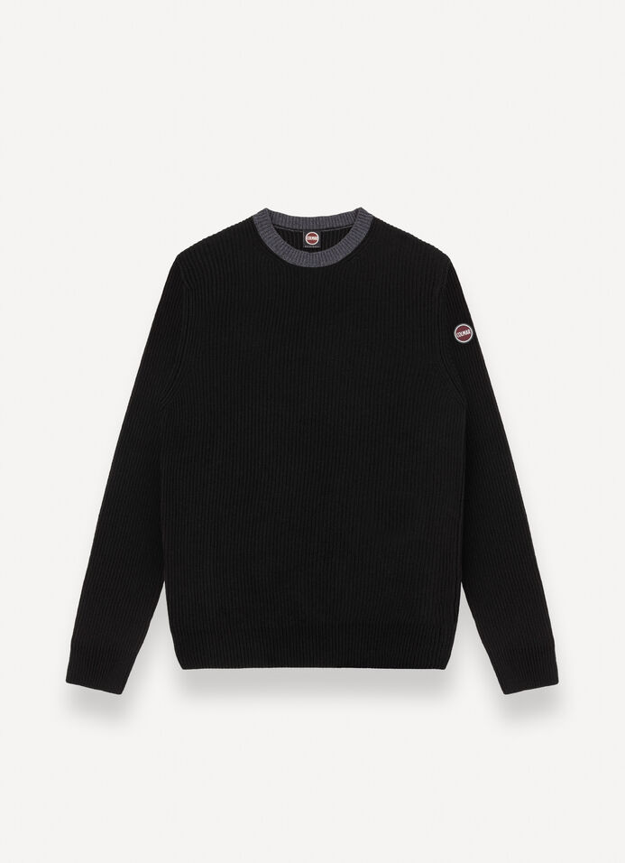Fisherman’s rib-knit crew-neck pullover image number 3