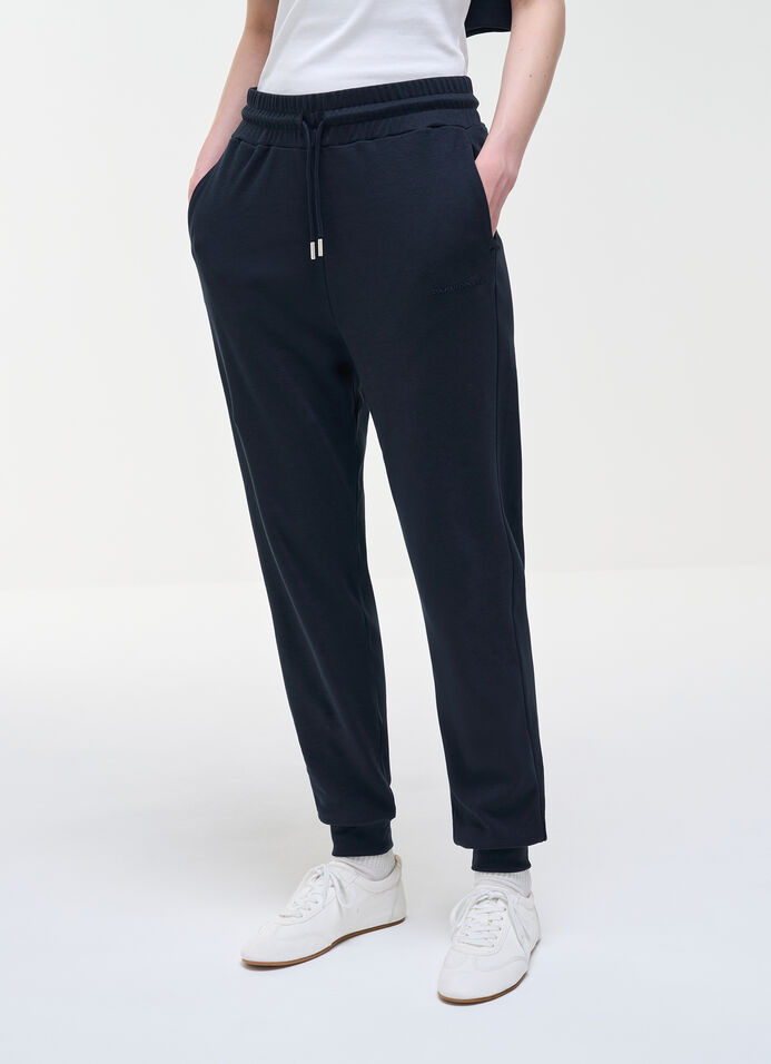 Cotton tracksuit bottoms