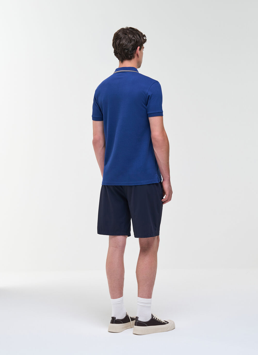 Tricolour piqu&eacute; polo shirt image number 3