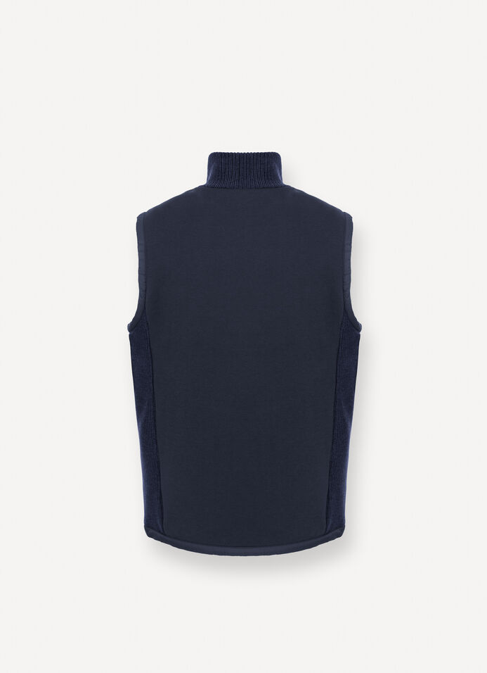 Vest with rib-knit inserts  image number 5