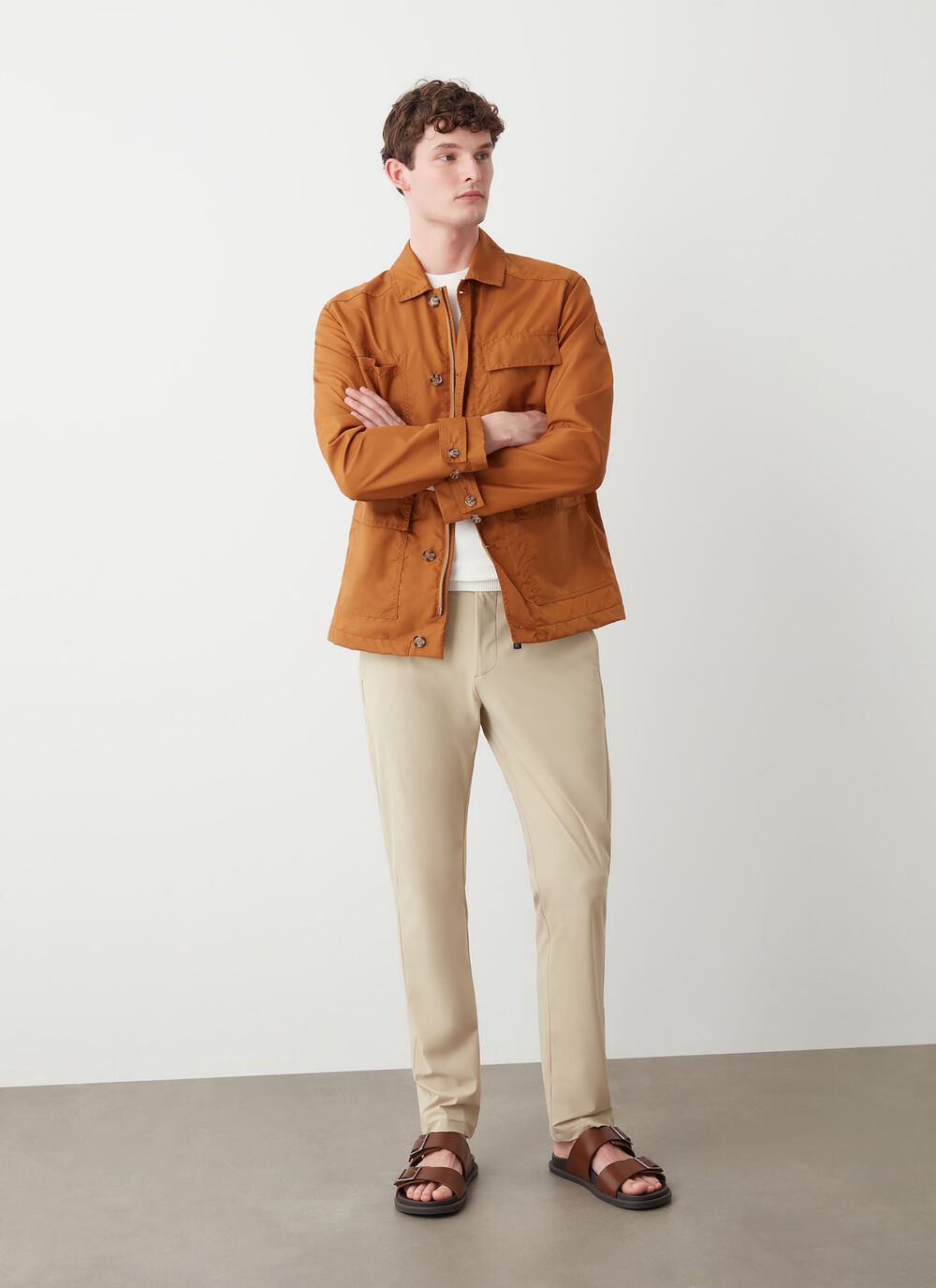 Easy care lightweight trousers image number 1