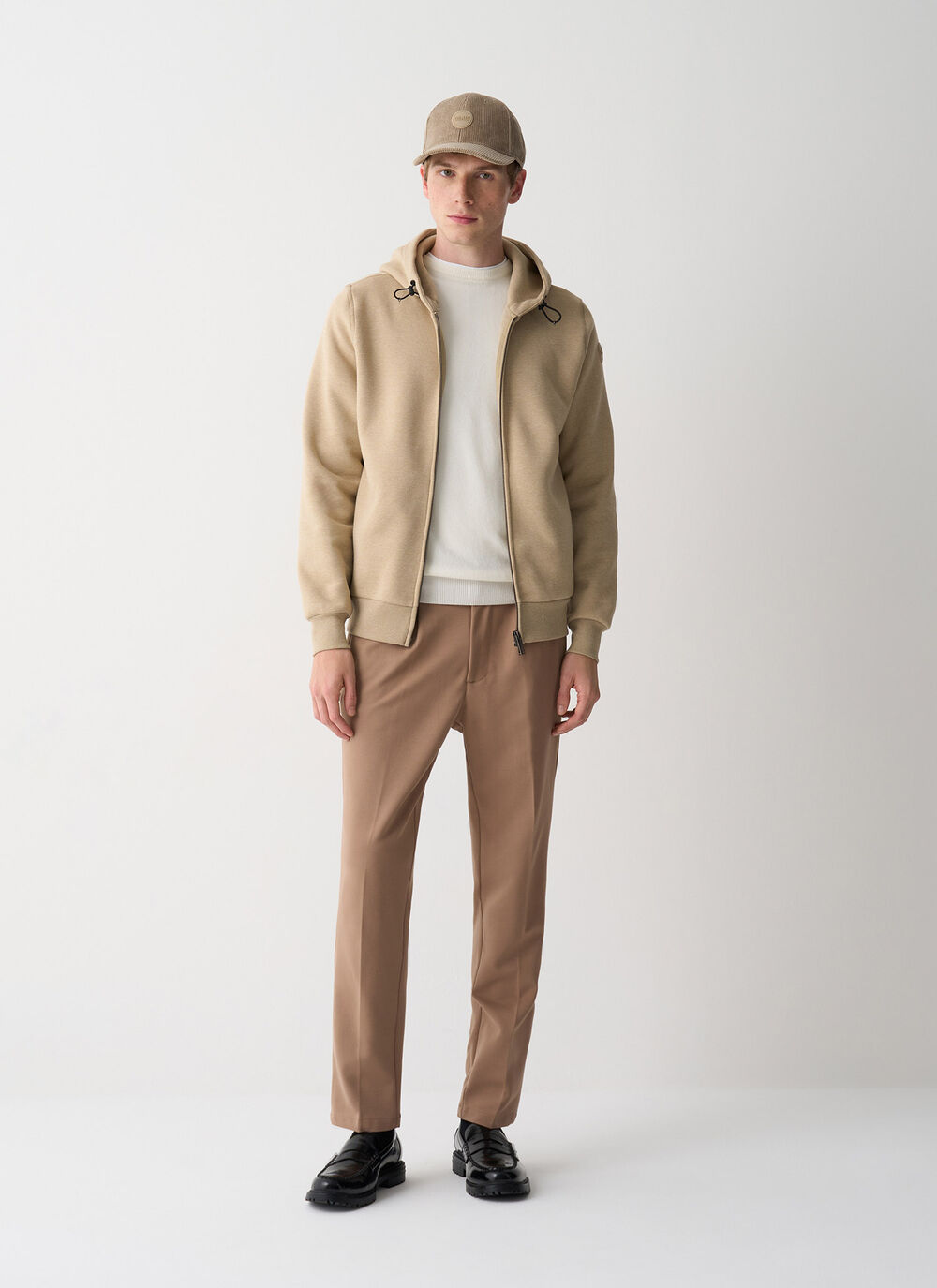 Melange hooded sweatshirt image number 0