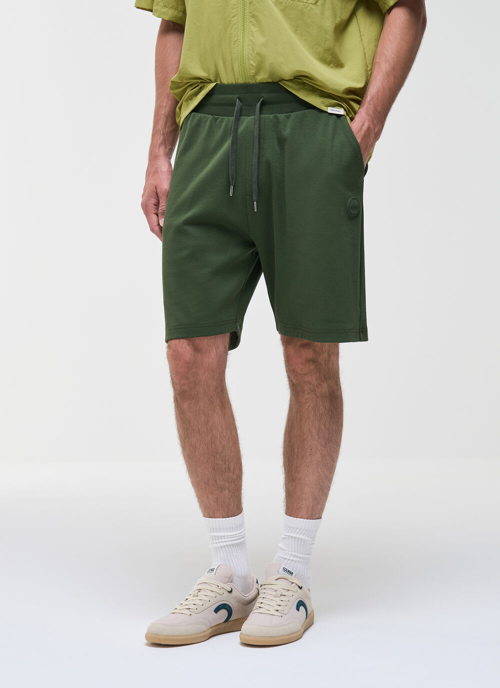 Piqu&eacute; Sweat Bermuda Shorts image number 1