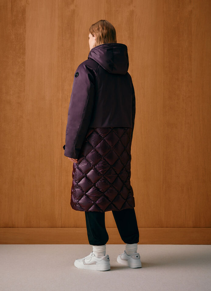 Long down-padded maxi-jacket image number 3