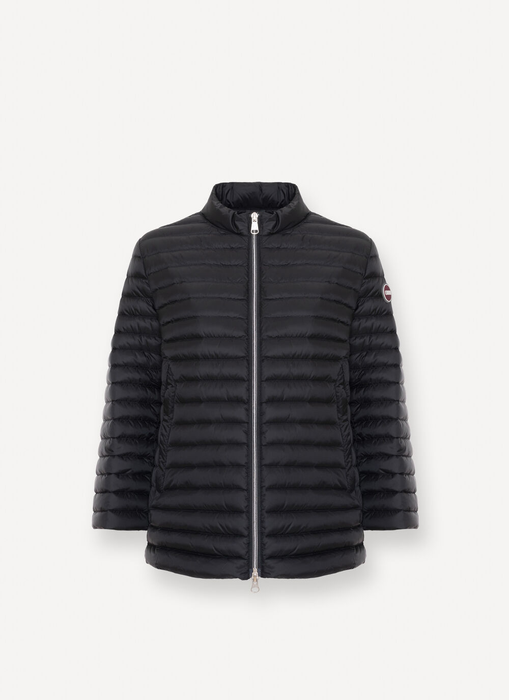 Quilted down-padded cape image number 4