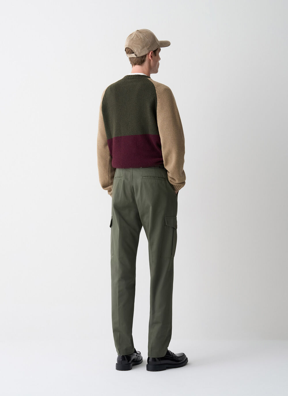 Cotton cargo trousers image number 3