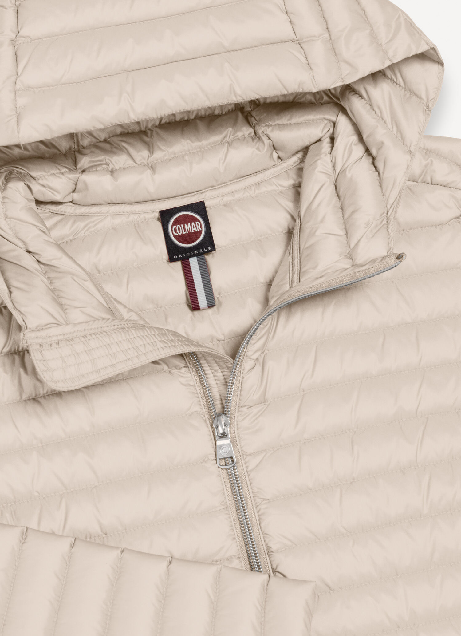 ジャケット COLMAR Woman Jacket Beige 2158A9VX 219 Medium-long down jacket - PORCELAIN BEIGE | Colmar