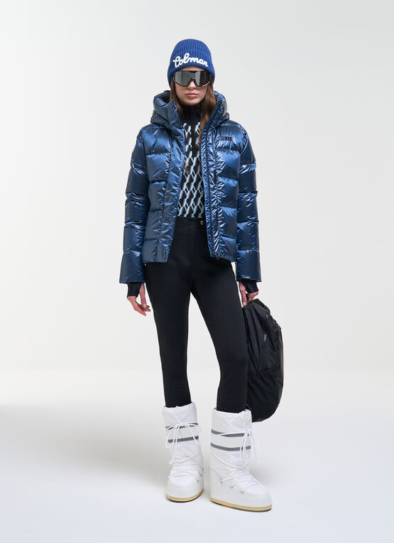 Mirea glossy ski down jacket