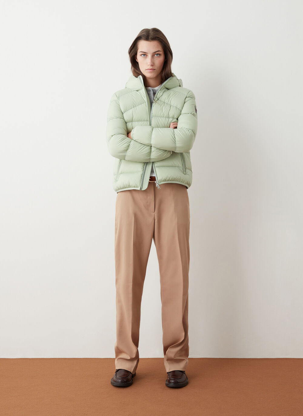 Super-matte stretch down jacket image number 1