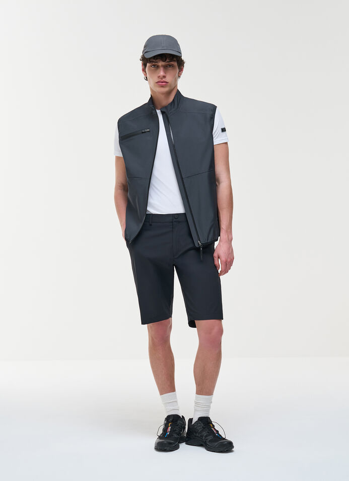 Bermuda shorts in bi-stretch fabric