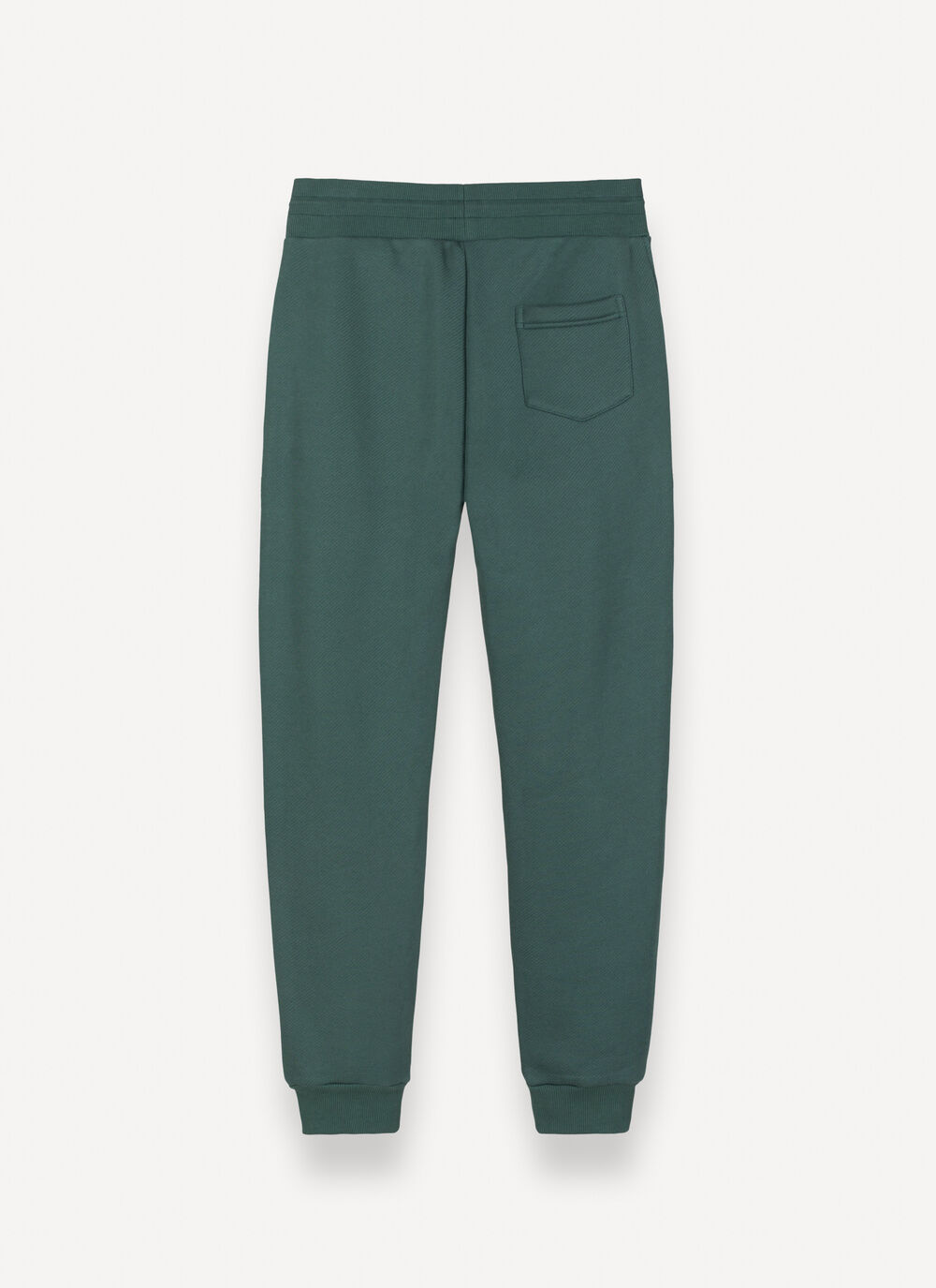 Sweatpants with diagonal weave image number 4