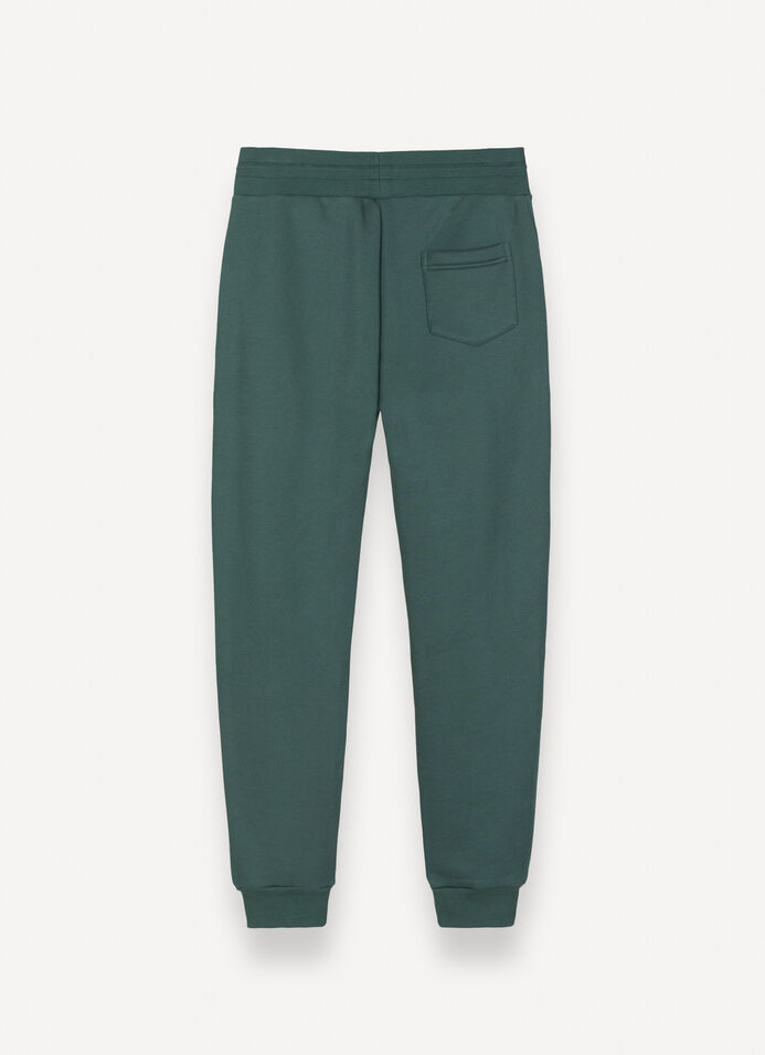 Sweatpants with diagonal weave image number 4