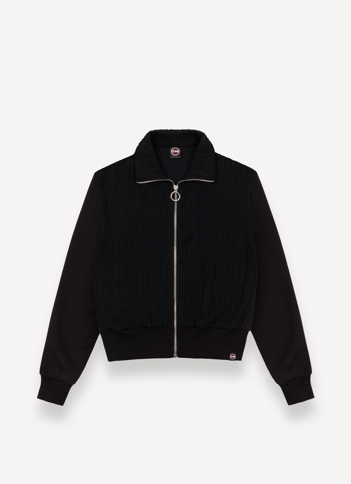 Cable-knit zip-up sweatshirt image number 3