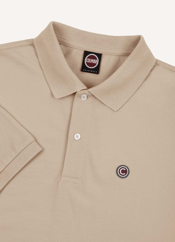 Piqué polo-shirt with ribbed trims image number 6