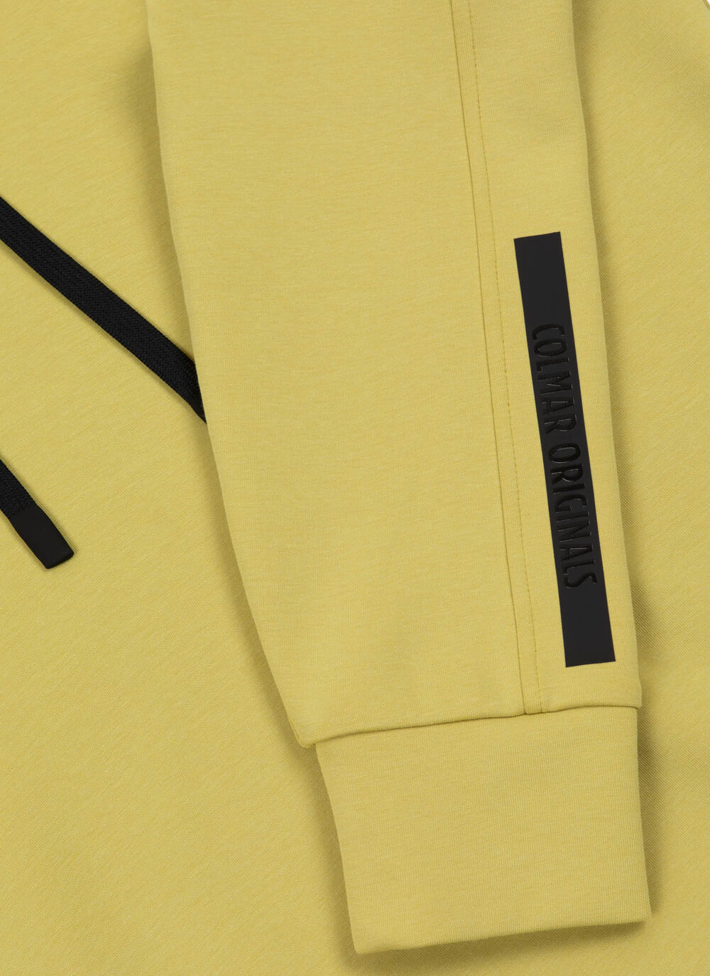 Hooded sweatshirt with logo tape image number 6