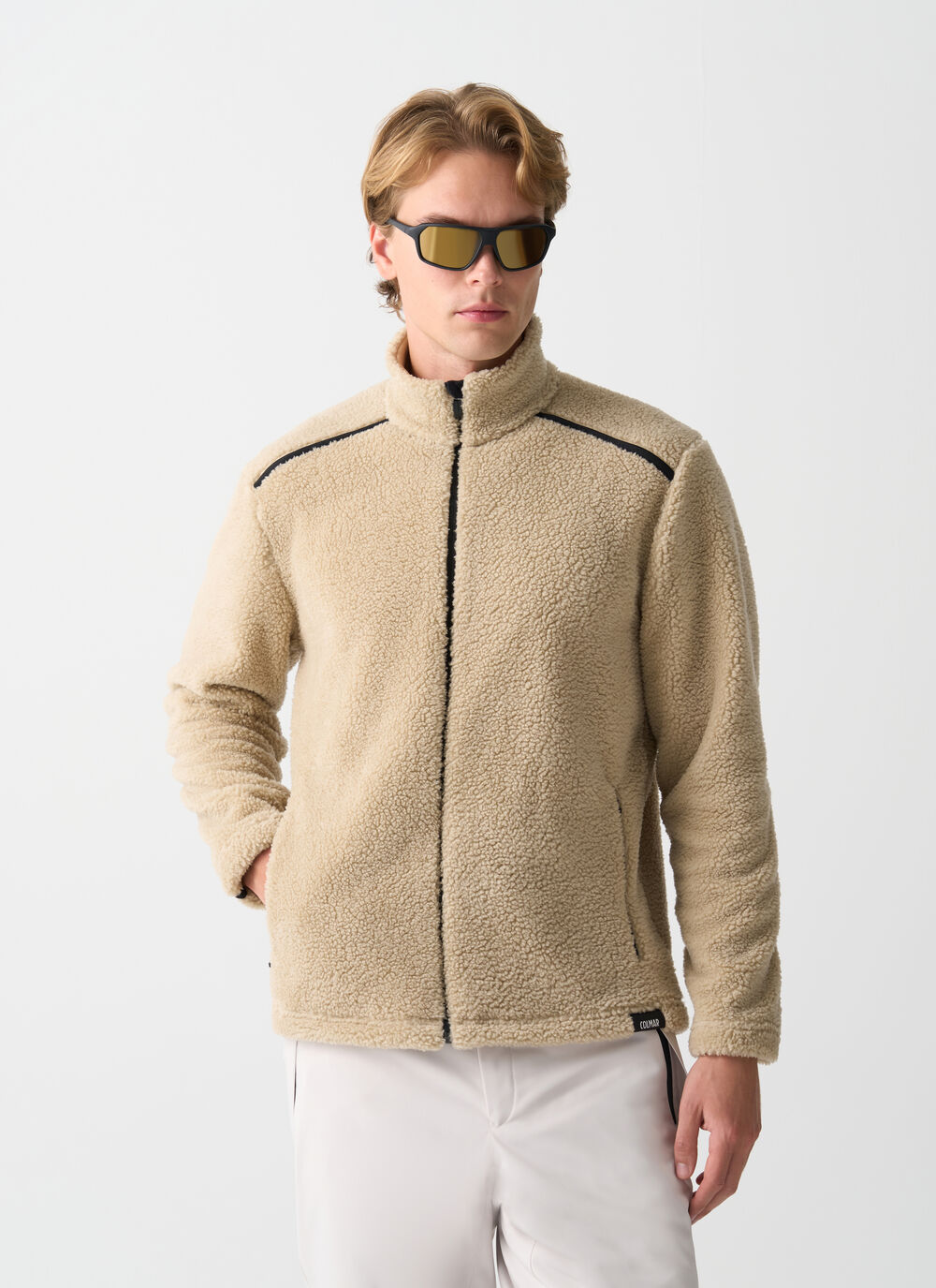 Teddy-effect ski fleece  image number 0