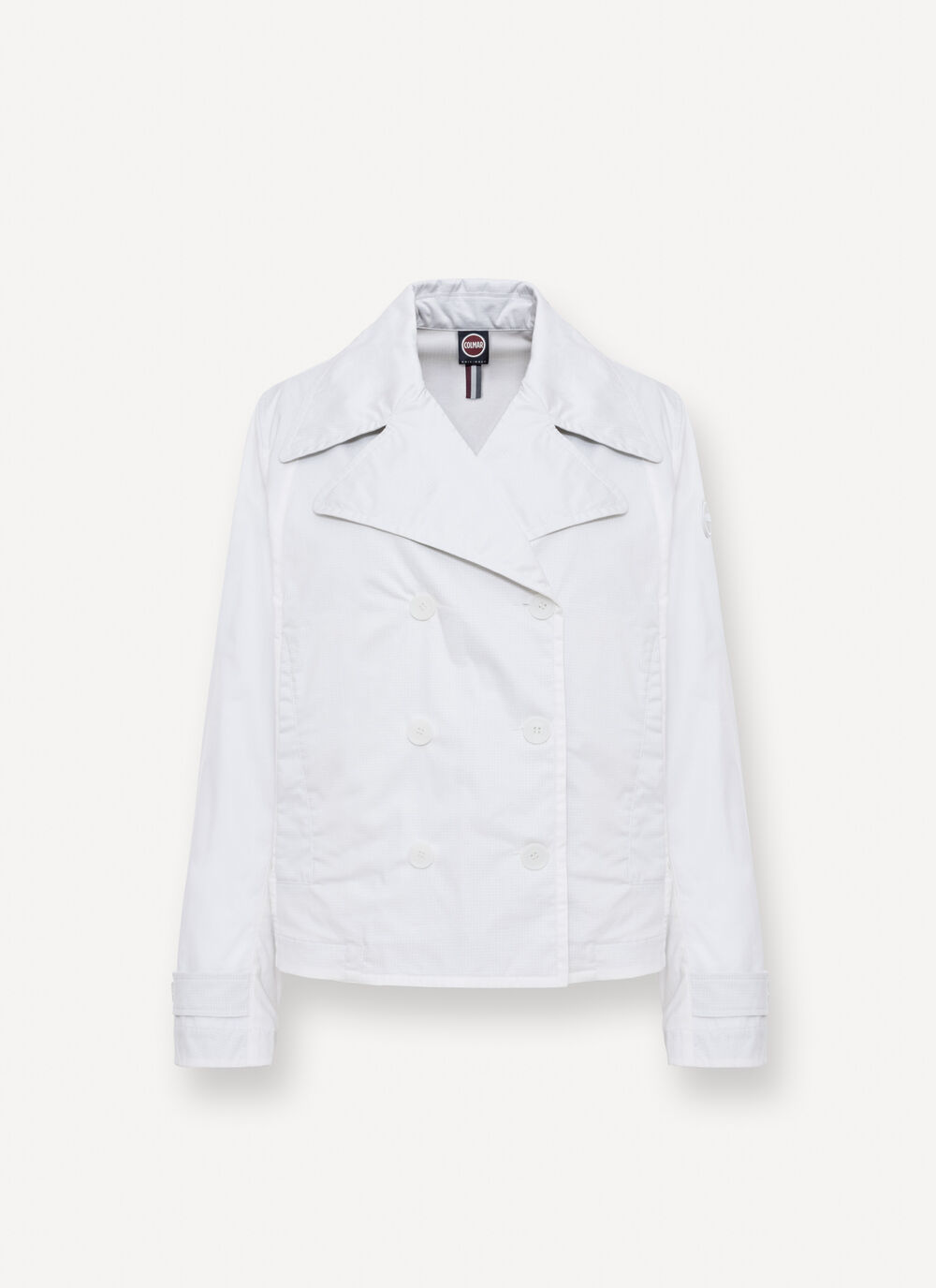 Double-breasted cotton jacket image number 4