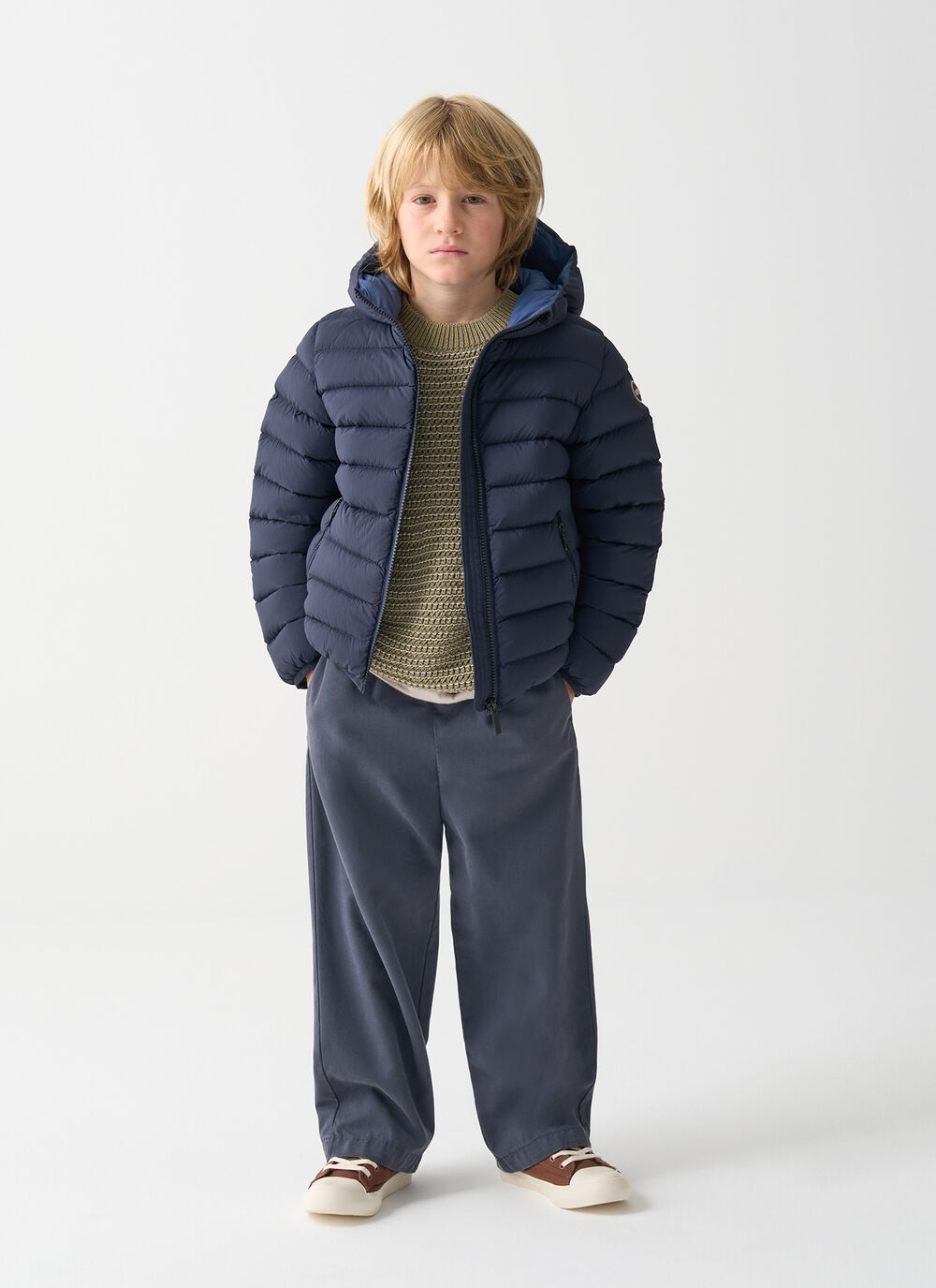 Hooded down jacket image number 0