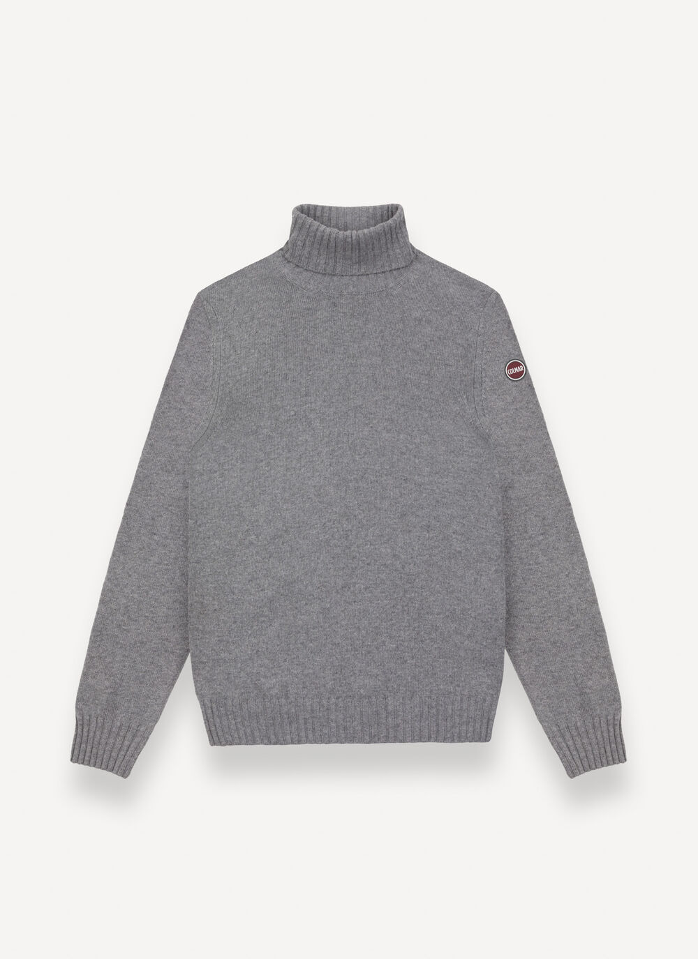 Branded wool polo-neck pullover image number 4