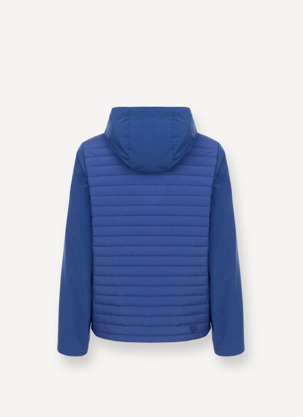 Bi-material wad-padded jacket image number 5