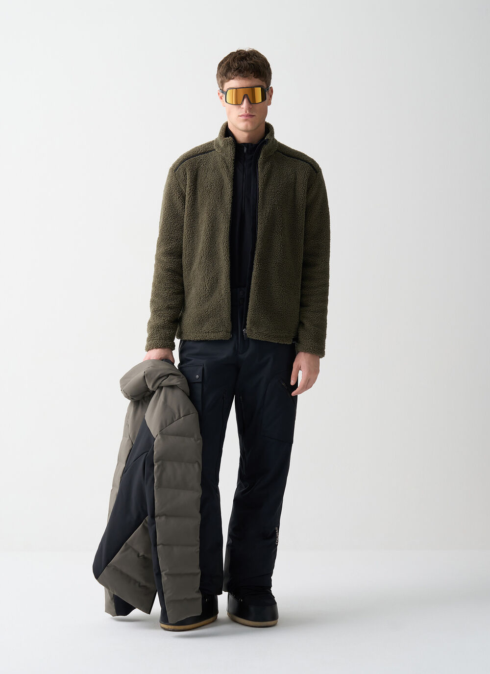 Teddy-effect ski fleece  image number 0