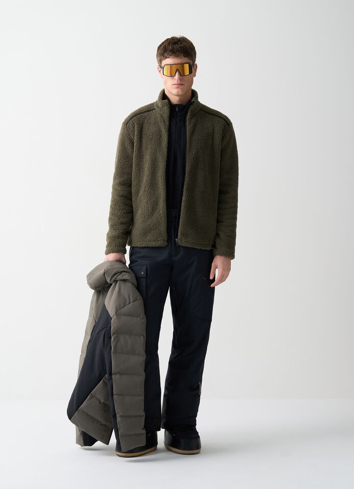 Teddy-effect ski fleece  image number 0