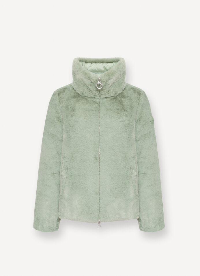 Doudoune réversible en imitation fourrure image number 4