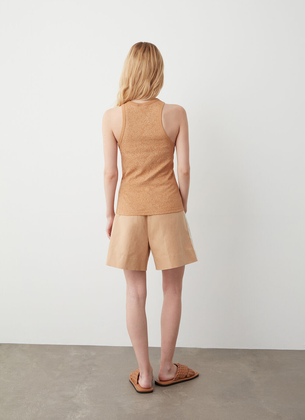 Ribbed vest top image number 3