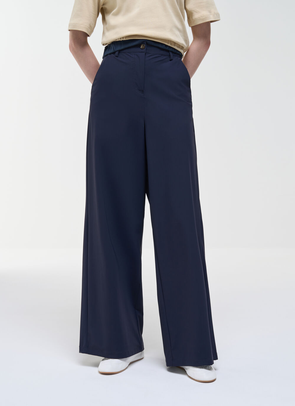 Easy-Care-Palazzo-Hose image number 1