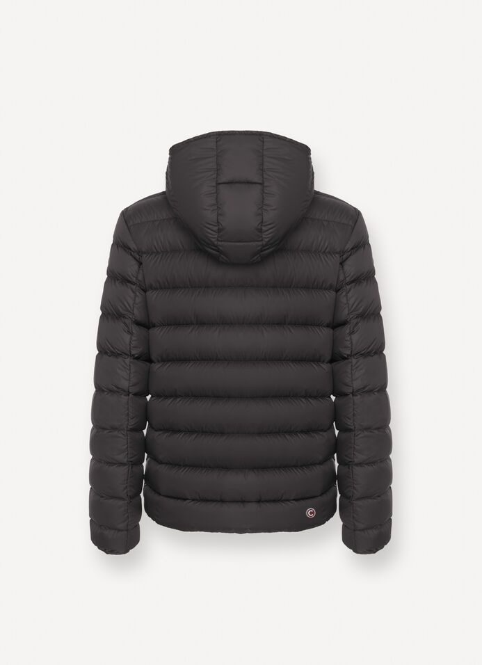 Sporty down jacket with detachable hood image number 5