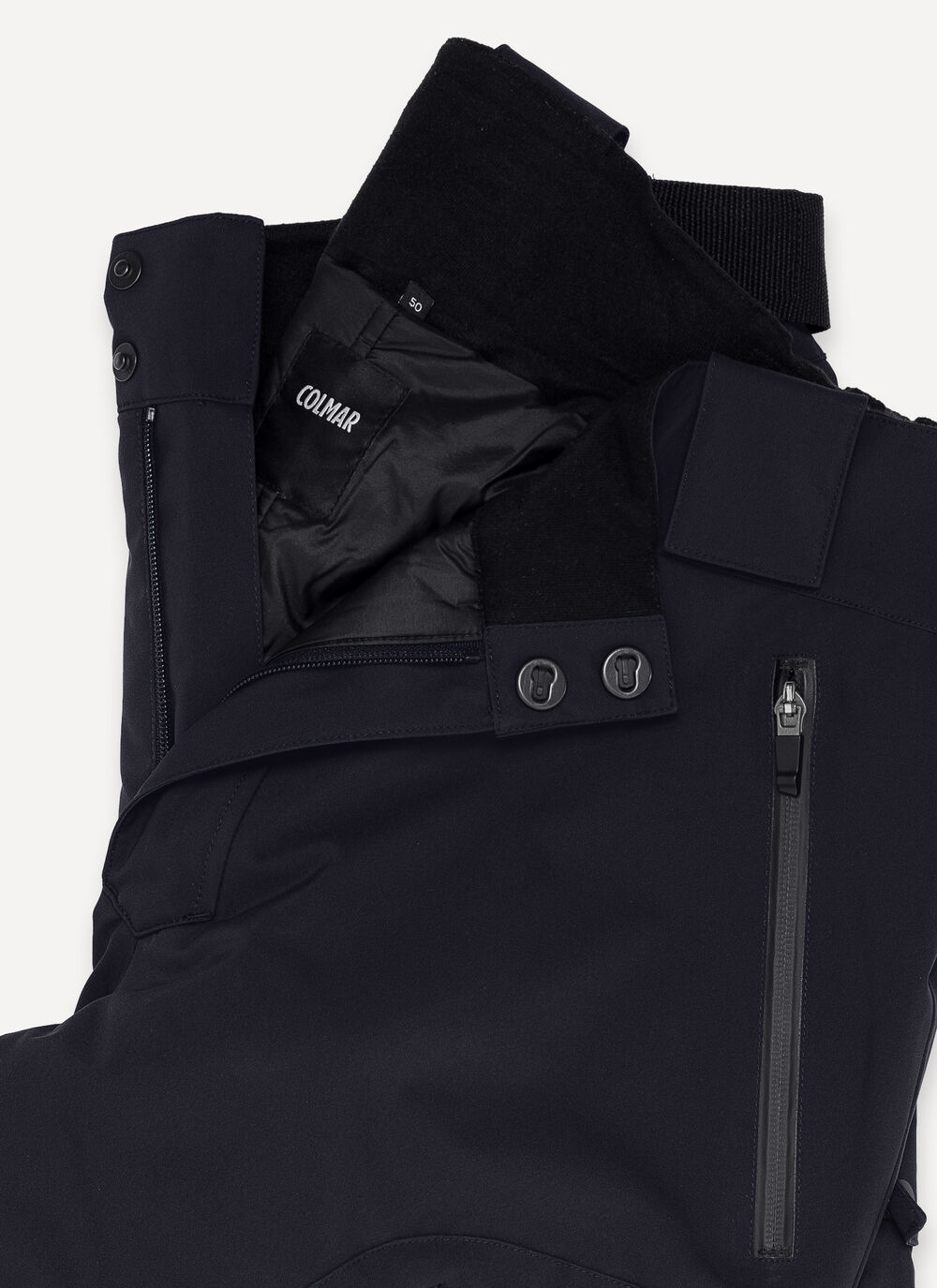 Padded cargo-style ski salopettes image number 6