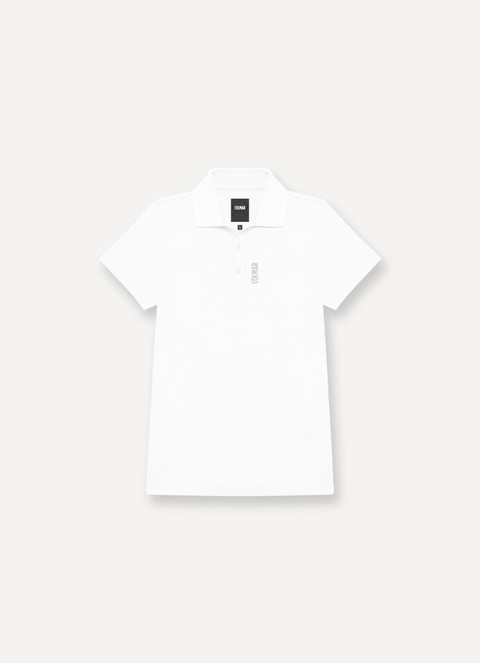 Technical piqué polo-shirt image number 4