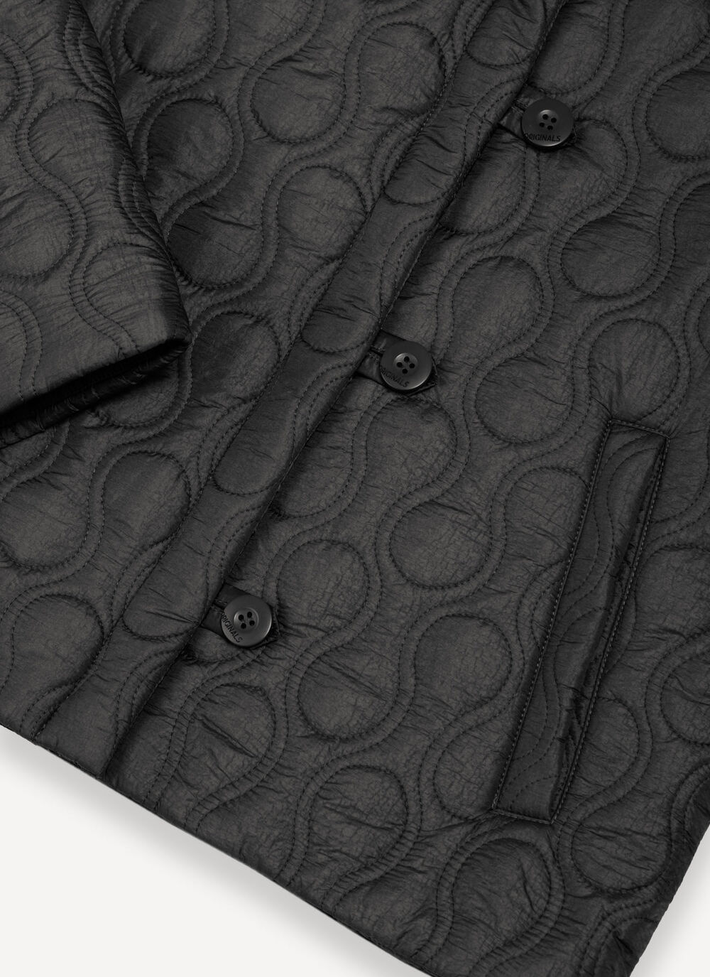 Light teardrop-quilted jacket. image number 6