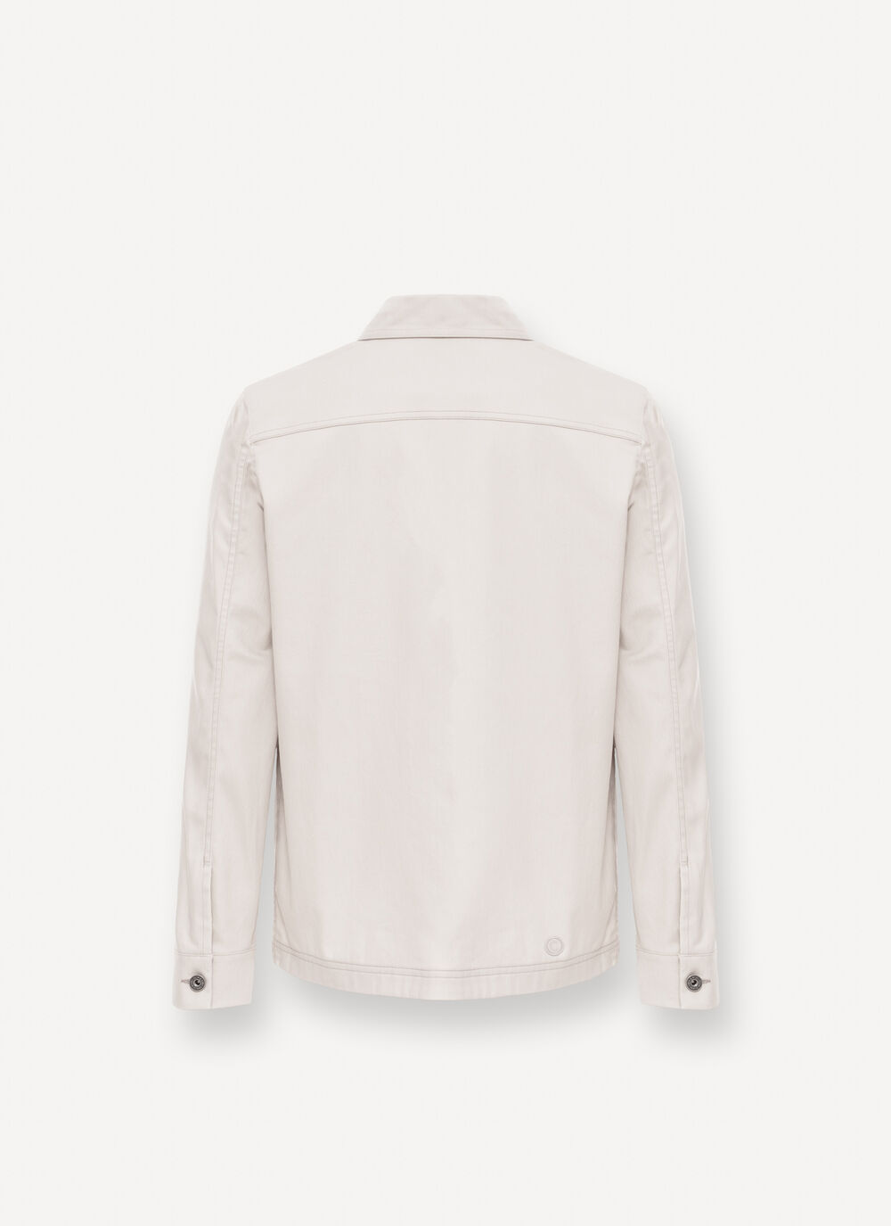 Denim shacket image number 6