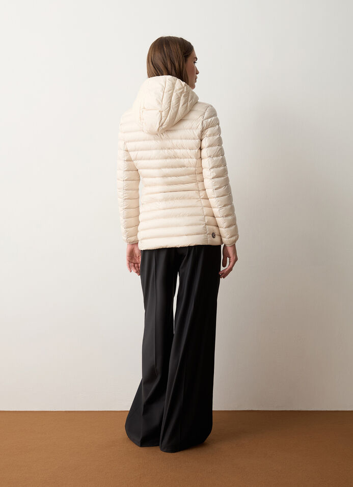Fitted down jacket with hood image number 3