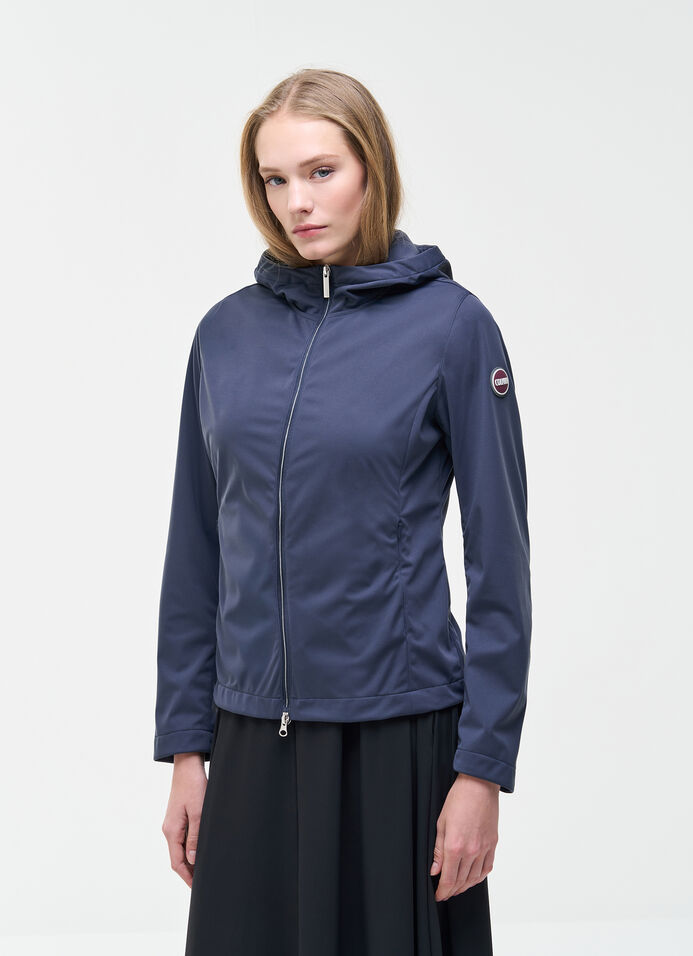 Softshell hooded jacket
