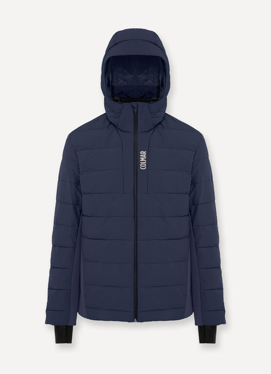 Quilted ripstop ski jacket