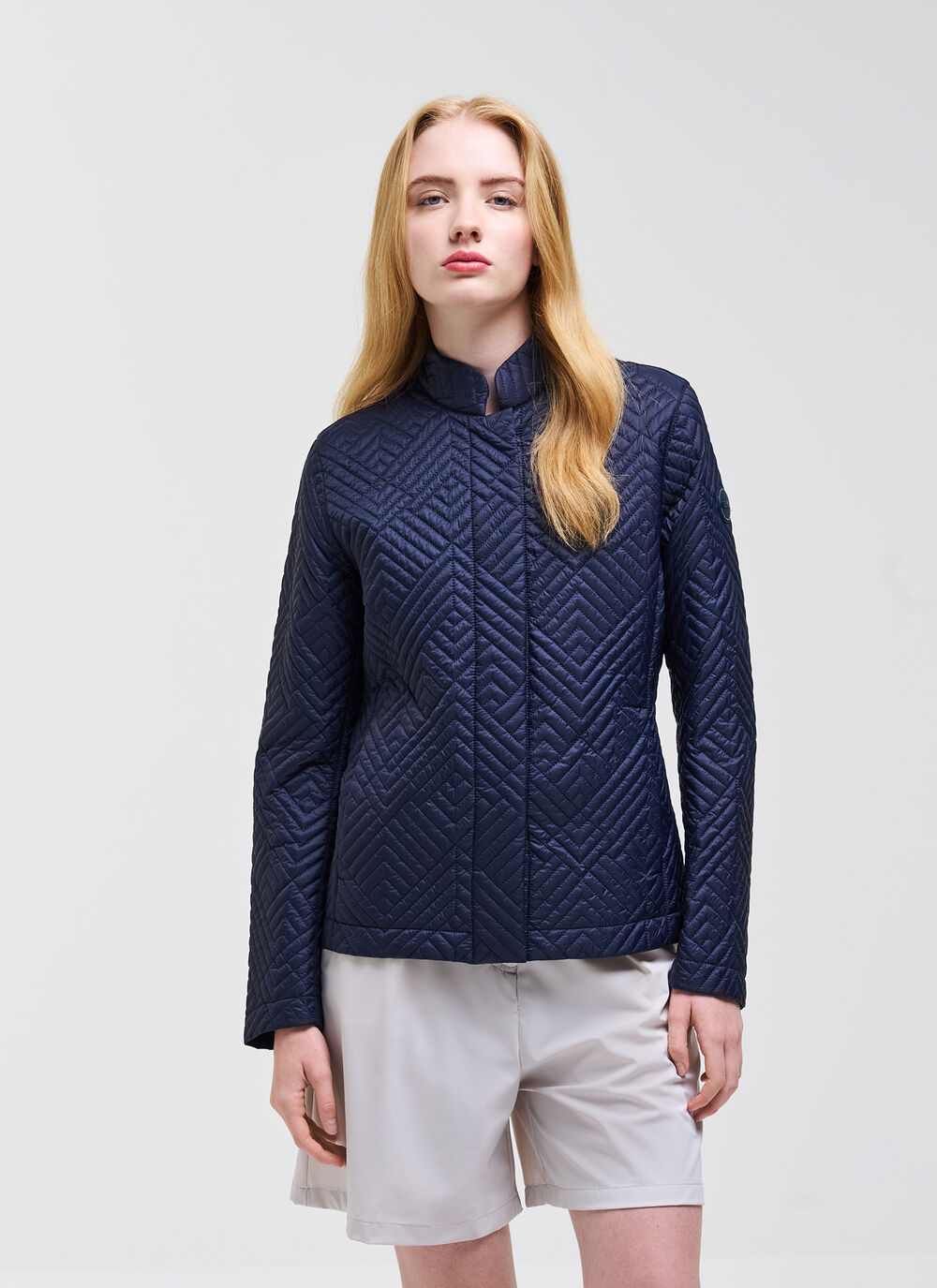 Lightweight Jacket with Geometric Pattern image number 2