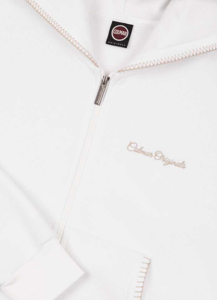 Full-zip sweatshirt with embroidery image number 6