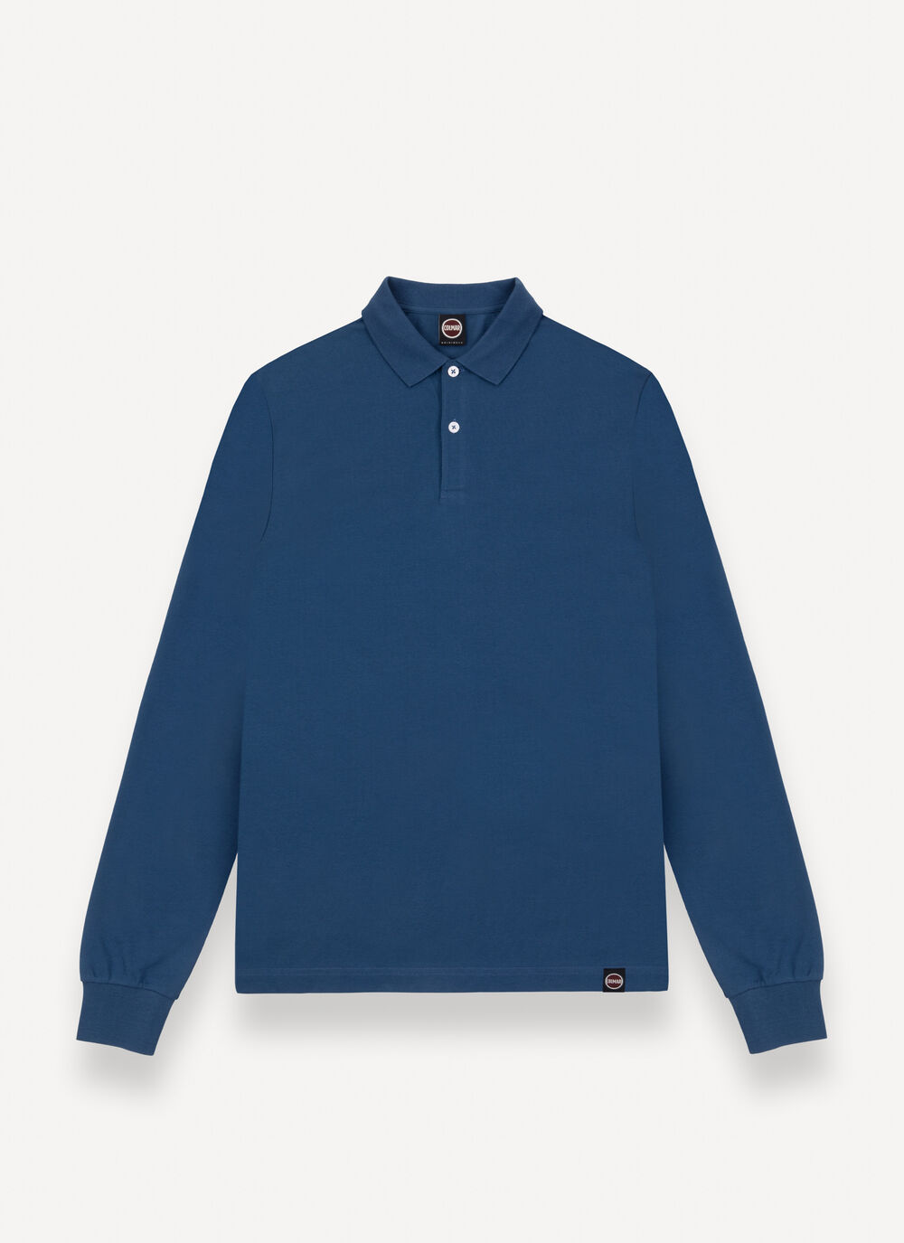 Polo &agrave; manches longues en piqu&eacute; extensible image number 3