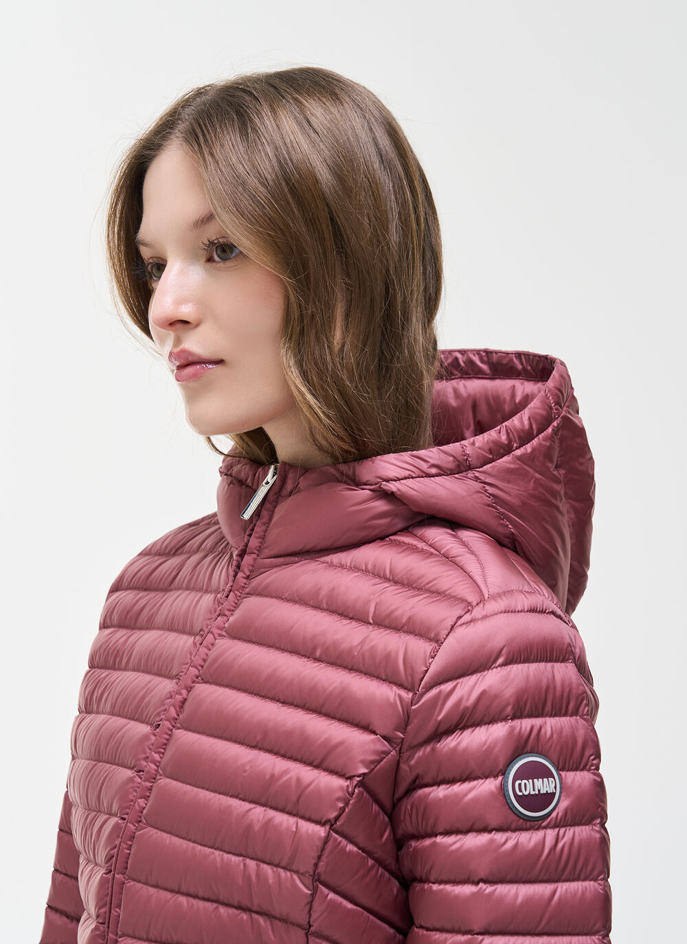 Light down jacket with hood image number 2